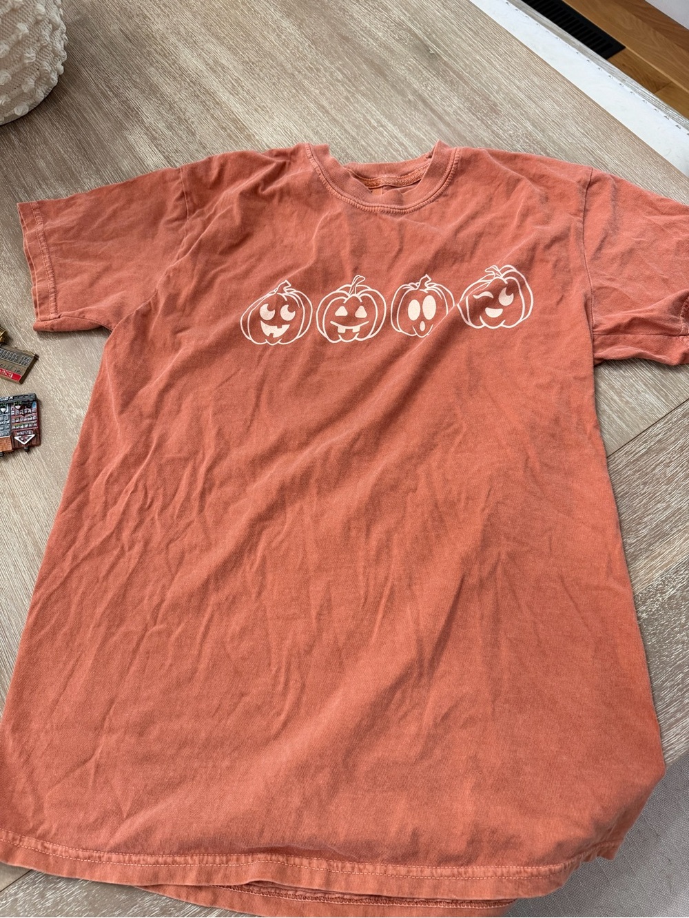 Pink Lily Pumpkin Face Tee